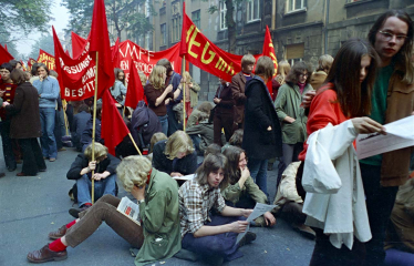 Demonstration gegen ein verschärftes Ausländergesetz in Dortmund 1972 © Holger Rüdel