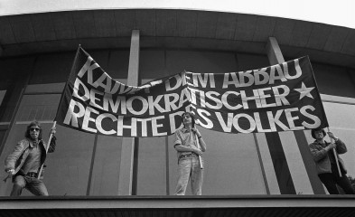 Kundgebung der Sozialistischen Studentengruppe (SSG) Hamburg 1972 © Holger Rüdel