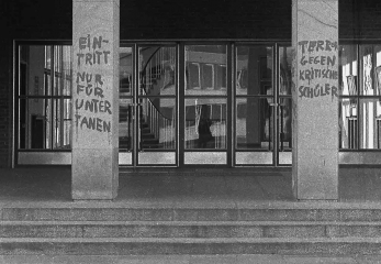 Parolen an der Kieler Gelehrtenschule 1968 © Holger Rüdel