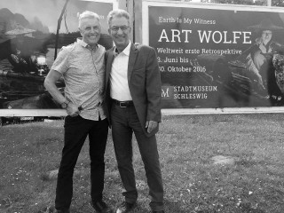 Art Wolfe und Holger Rüdel © Rainer Danne