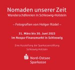 In der Galerie der Nord-Ostsee Sparkasse in Schleswig zu sehen: die Ausstellung "Nomaden unserer Zeit. Wanderschäfereien in Schleswig-Holstein" mit Fotografien von Holger Rüdel.