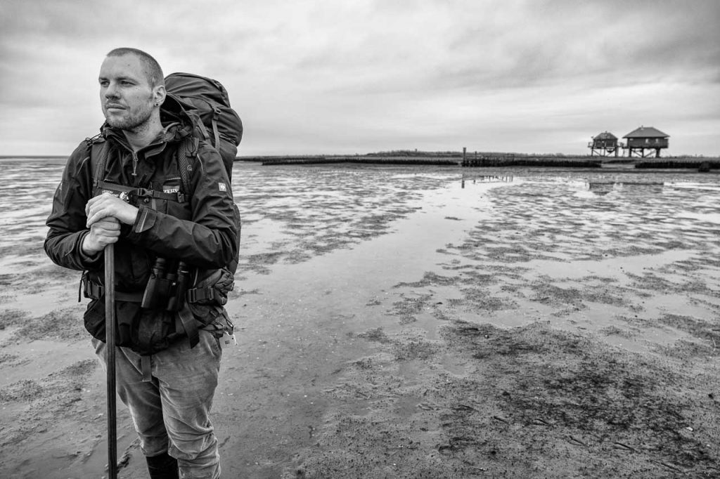 Die Hallig Norderoog mit dem Vogelwart Nils Bayer, der von März bis Oktober 2025 im Auftrag des Vereins Jordsand auf Norderoog im nordfriesischen Wattenmeer lebte.