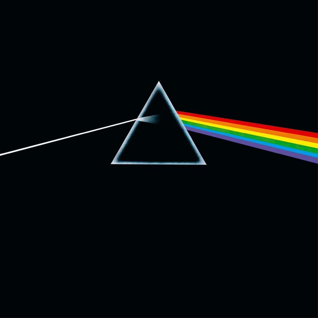 Cover von Pink Floyd, The Dark Side of the Moon. Design: Hipgnosis (Aubrey Powell, Storm Thorgerson) © Pink Floyd Ltd.