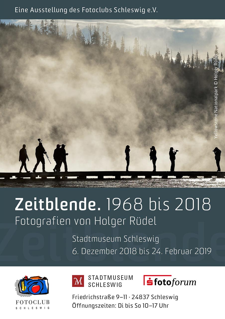 Ankündigung Ausstellung "Zeitblende. 1968 bis 2018. Fotografien von Holger Rüdel"