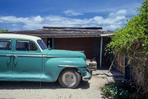 Oldtimer auf Kuba 1990.