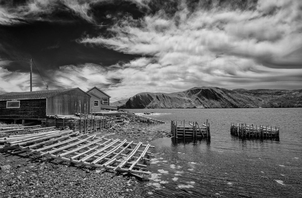 Fischereianlagen in Neddies Harbour bei Norris Point an der Westküste von Neufundland.