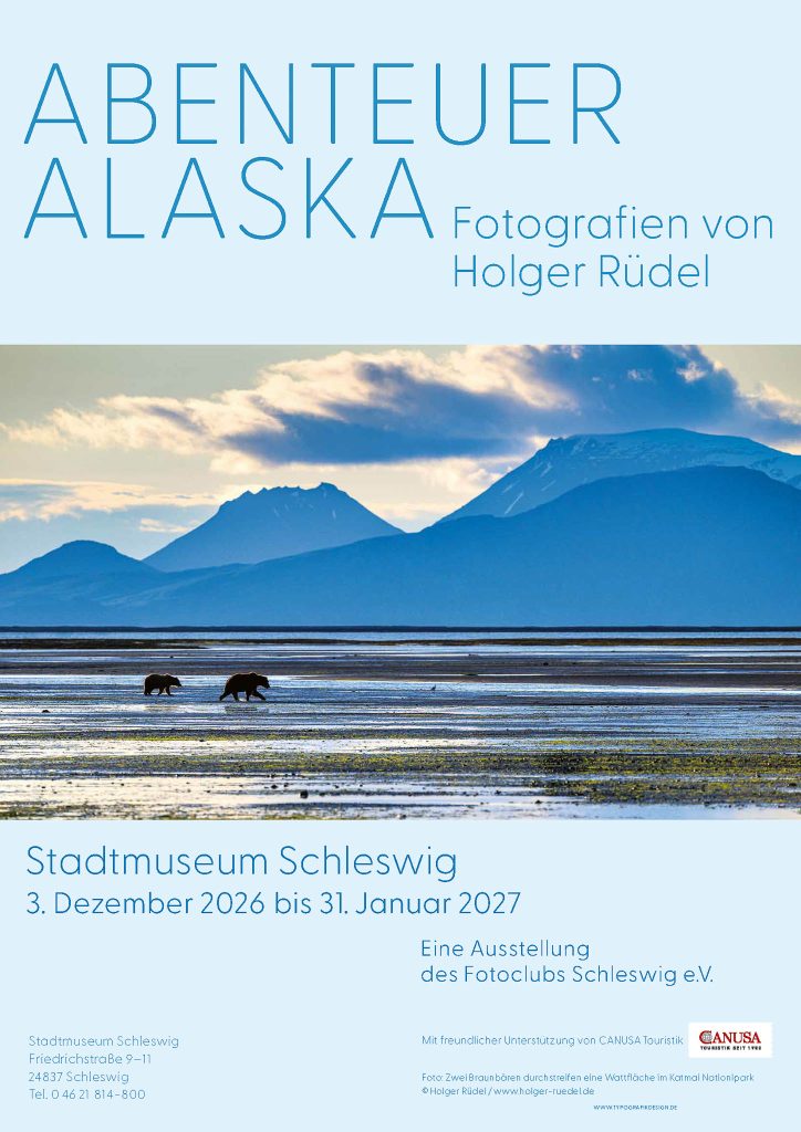 Ausstellungsplakat Abenteuer Alaska